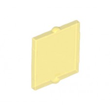 LEGO ablaküveg 1 x 2 x 2, átlátszó sárga (60601)